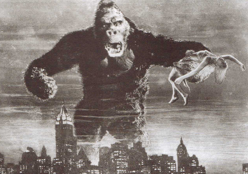 Кадр из фильма «Кинг-Конг» (1933 г.)